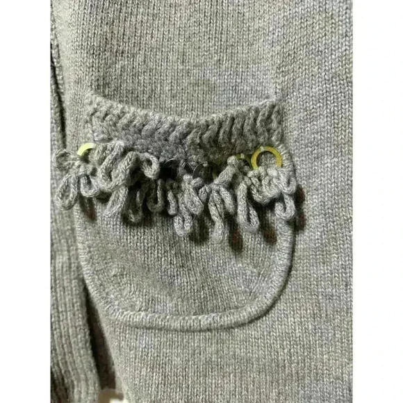 Nougat London Women 1 Cashmere/Angora Blend Sweater Quiet Luxury Long Sleeve - Picture 4 of 10